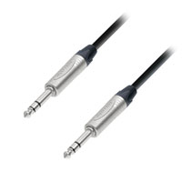 10m Adam Hall Neutrik Balanced Audio Cable 6.35mm Male Stereo Jack to 6.35mm Male Stereo Jack