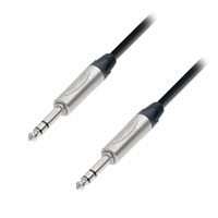 5m Adam Hall Neutrik Balanced Audio Cable 6.35mm Male Stereo Jack to 6.35mm Male Stereo Jack