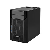 Silverstone KL06B Kublai Black Micro-ATX/ITX Mini Tower Case w/o PSU (Std ATX)