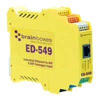 Brainboxes Ethernet to 8 Analogue In + RS485 Gateway