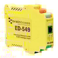 Brainboxes Ethernet to 8 Analogue In + RS485 Gateway