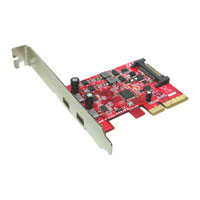 USB 3.1 Type C 2 Port PCIe Add-in-Card Adapter Lycom UB-135