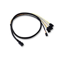LSI Avago 1M SAS Cable SF8643 to 4x Sata CBL-SFF8643-SATASB-10M