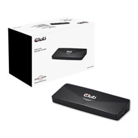 Club3D CSV-3103D SenseVision USB 3.0 4K Docking Station, 2xUSB3/ DVI/ HDMI/ DisplayPort, Gigabit Ethernet