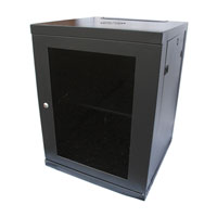 LMS Data Wall Mount Cabinet (Black), 18U 19" 550mm deep