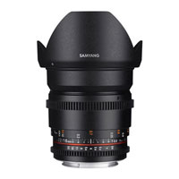 Samyang 16mm T2.2 VDSLR II ED AS UMC CS Digital SLR Camera Lens For Canon