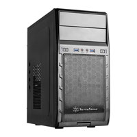 Silverstone PS12B Precision Tower Computer Chassis, Micro ATX/Mini ITX, Supports 14.1