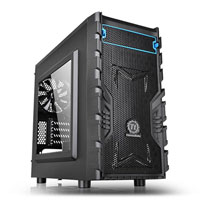 Thermaltake Versa H13 Mini Tower Computer Chassis, MicroATX/MiniITX, with Window, USB 3.0, 120mm Fan, Black