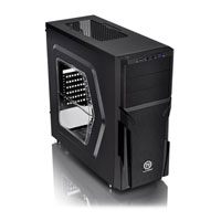 ThermalTake Versa H21 Mid Tower Case, Windowed, mATX/ATX, 1xUSB 3.0, 120mm Fan, Black