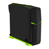 Silverstone Raven Mid Tower Computer Chassis with Window, 90 Degree Motherboard Mount, USB 3.0, 3x120mm Fan, Black/Green