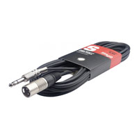 Stagg 6m XLR (m) cable - Stereo Jack (m)
