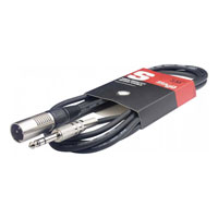 Stagg 3m XLR (m) cable - Stereo Jack (m)