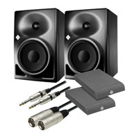 Neumann KH120 A Monitor Speakers + AH Isolator Pads + Leads