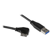 1m USB 3.0 A to Micro B Right Angle Slim Cable from StarTech.com