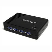 StarTech.com 4 Port Black SuperSpeed USB 3.0 Hub