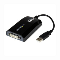 StarTech USB 2.0 to DVI Display Adapter, 1920x1200, USB Powered Operation, Black