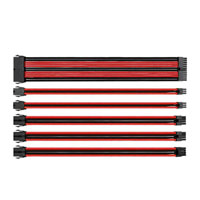 Thermaltake TtMod 30cm Black/Red Sleeved Cable Management Kit