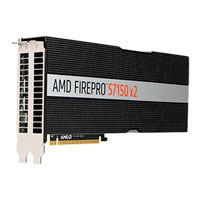 AMD 16GB FirePro S7150X2 Reverse Air Flow Server GPU