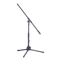 Stagg Low Profile Telescopic Boom Stand - Black