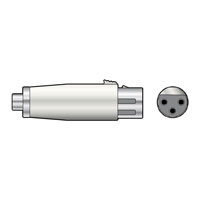 Adaptor XLR socket to RCA socket by QTX