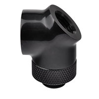 Pacific G1/4 45 & 90 Degree Adapter Black DIY LCS Fitting from Thermaltake