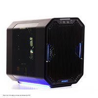 Antec Cube EKWB Edition Mini ITX Gaming Case, Lean forward design 350mm GPU, 2x USB 3.0, mITX