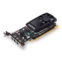 2GB PNY NVIDIA Quadro P400, 3x DVI Adpt, Pascal, 256 Cores, 64Bit, 32GB/s, 0.641 TFLOPS SingleP, 3x mDP 1.4, Single Slot