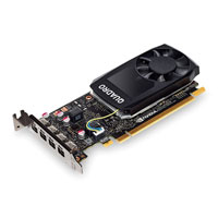 PNY NVIDIA QUADRO P1000 4GB (4x MDP to DVI)