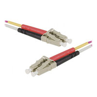 Fiber Duplex 1m Patch Cable OM3 50/125 LC/LC Purple