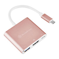 Silverstone EP08P USB3.1 Type-C to USB Type-A  USB Type-C PD with 4K capable HDMI Port