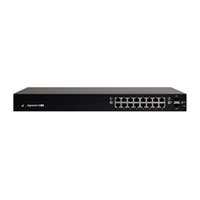 Ubiquiti ES-16-150W EdgeSwitch 16-Port Layer 2 Gigabit PoE+ Switch w/ 2x SFP Ports (150W)