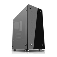 GameMax Sirius RGB Mid Tower Computer Chassis, Side Window, ATX/mATX/m-ITX, 3x 120mm RGB Fans, HD Audio, 2x USB 3.0