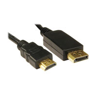 Xclio Displaypoty to HDMI Cable 3M