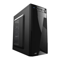 Aerocool CS-1101 Black ATX Mini ATX Tower Case, With Black Interior, 2xUSB 2.0, USB 3.0