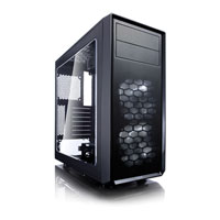 Fractal Design Focus G, Black ATX Computer Chassis, with Window, 2x120mm Silent Fans, USB 3.0/USB2.0