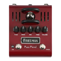 Friedman Fuzz Fiend Tube Fuzz Guitar Pedal