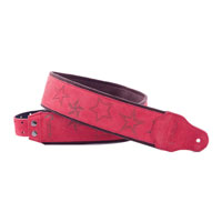 Right On Straps Jazz Stars Guitar Strap (Red)