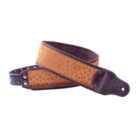 Right On Straps Jazz Ostrich Guitar Strap (Canyon)