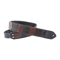 Right On Straps Leathercraft Flakes Guitar Strap (Black)