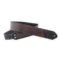 Right On Straps Leathercraft Blackguard Guitar Strap (Black)