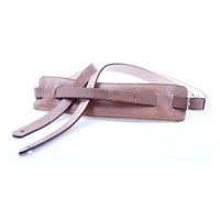 Right On Straps Leathercraft Slim Guitar Strap (Beige)