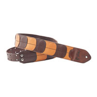 Right On Straps Leathercraft Flakes Guitar Strap (Brown)