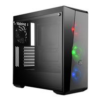Cooler Master MasterBox Lite 5 RGB, Mid Tower PC Case, Tempered Glass Window, ATX/MicroATX/Mini-ITX, 3x 120mm RGB Fans