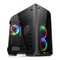 Thermaltake View 71 RGB Full Tower Chassis, w/ 4x Tempered Glass Windows, EATX/ATX/mATX/mITX, 3x 140mm RGB Riing Fans