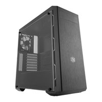 Cooler Master MasterBox MB600L, Gunmetal, Mid Tower PC Chassis, with Window + ODD Bay, ATX/MicroATX/Mini-ITX, 120mm Fan