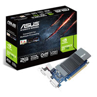 2GB ASUS GeForce GT 710 Silent, PCIe 2.0 (x16), 5012MHz GDDR5, GPU 954MHz, Cores 192, HDMI/DVI-D DL/D-Sub(VGA)