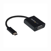 StarTech.com DisplayPort over Type C to VGA, Reversible USB-C connector, Thunderbolt 3 compatible
