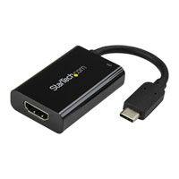 StarTech.com USB-C to HDMI Video Adapter with USB Power Delivery 4K 60Hz White