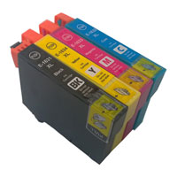 Multipack Compatible Cartridges for Epson 16XL  Black, Cyan, Yellow and Magenta