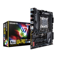 Gigabyte X299 UD4 Pro, Intel X299, S 2066, DDR4, SATA3, Dual M.2, 3-Way SLi/CrossFire, Intel GbE, USB 3.1 Gen1 A, ATX